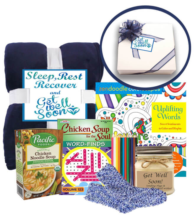 Fun & Games Get Well Gift Basket Relaxing Get-Well Gift Unisex