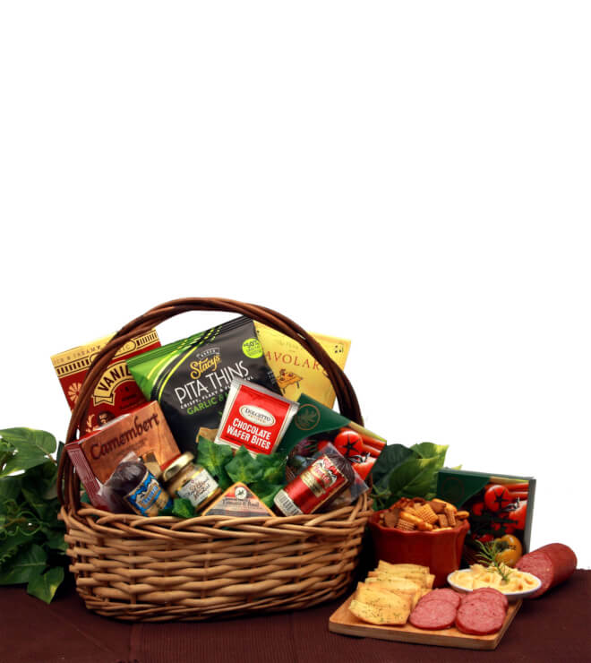Snackable Delights, Food Gift Baskets: Olive & Cocoa, LLC