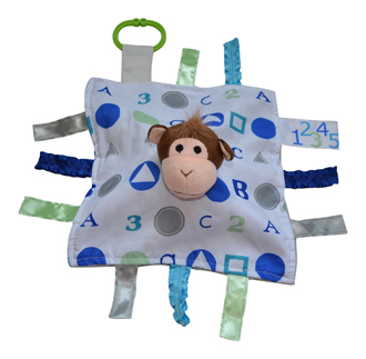 Baby Jack Monkey Sensory Blanket