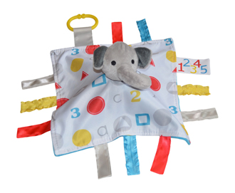 Baby Jack Elephant Sensory Blanket
