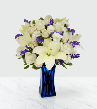 Beyond Blue™ Bouquet - Blue & White