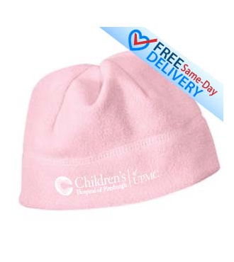 CHP Logo Infant Pink Fleece Cap