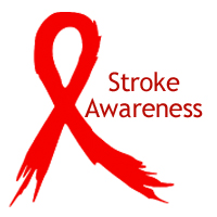 Stroke Awareness Ribbon