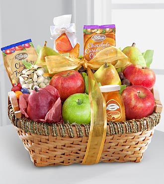 Warmhearted Wishes Fruit & Gourmet Kosher Gift Basket
