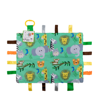 Jungle Zoo Learning Lovey 14 inch x 18 inch
