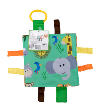 Jungle Zoo Learning Lovey 8 inch x 8 inch