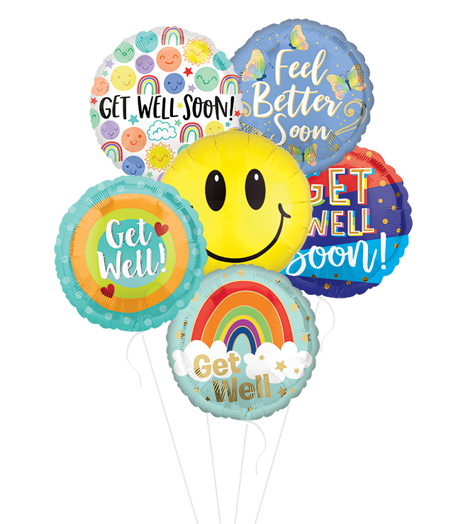 Mylar Get Well Balloons