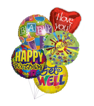Mylar Get Well Baloons