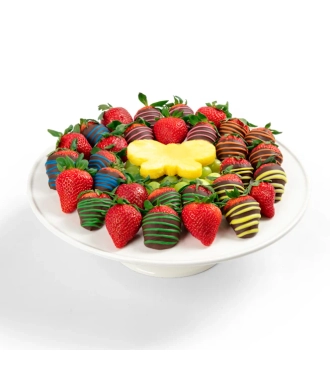 Rainbow and Butterflies Platters