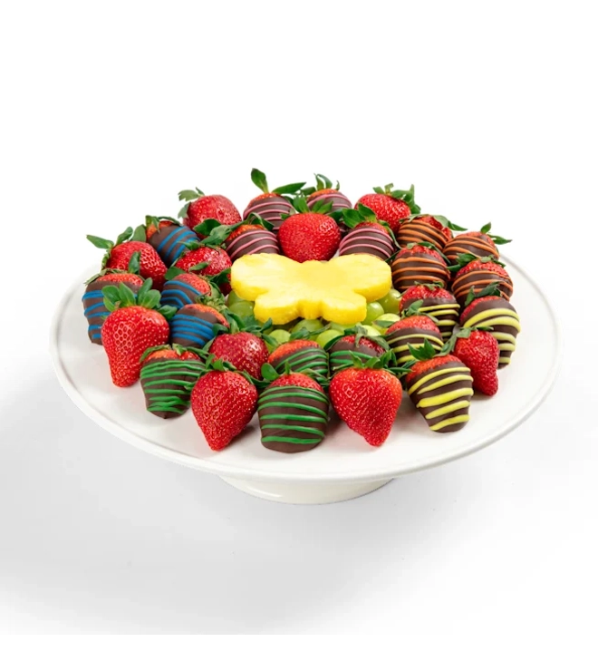 Rainbow and Butterflies Platters