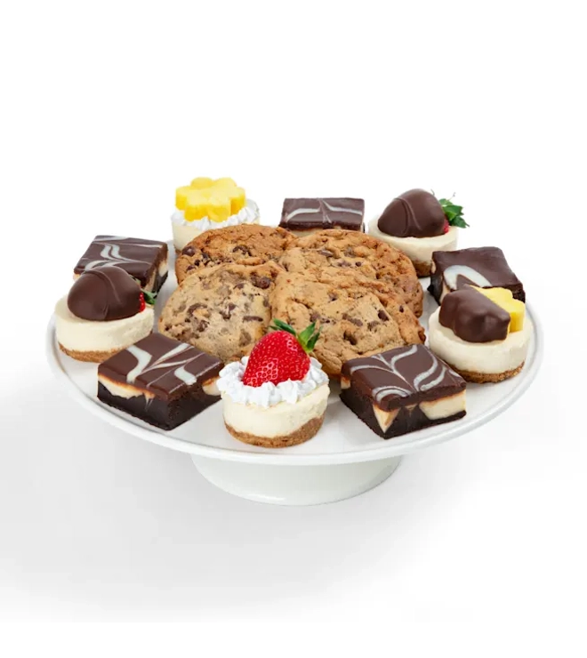 Chocolate, Cheesecake & Cookies Platter