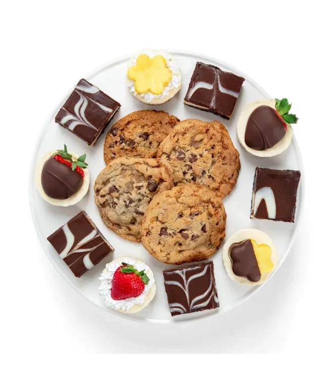Chocolate, Cheesecake & Cookies Platter