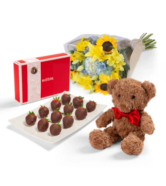 Bobbis Big Celebration Gift Set and Bouquet