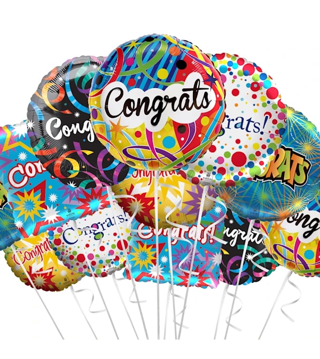 Congrats Foil Balloons