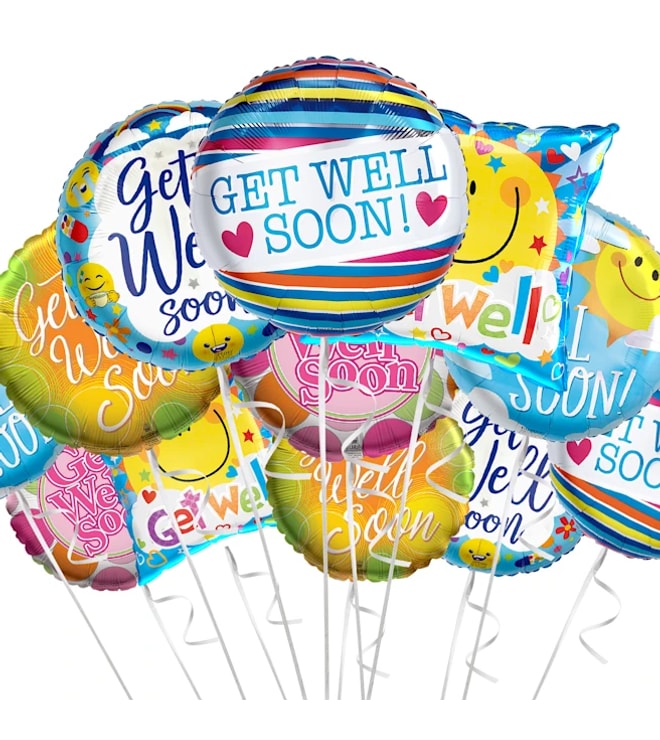Get Well Foil Balloons