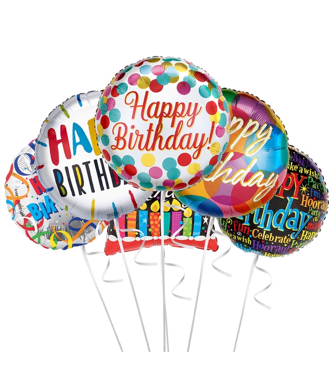 Happy Birthday Foil Balloons