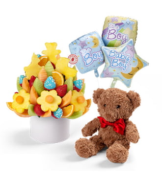 Baby Boy Gift Bundle with Balloon