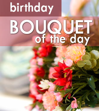 Happy Birthday Artisan Bouquet of the Day