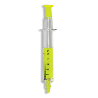 2 in 1 Syringe/Highlighter Pen 5 1/2 inch