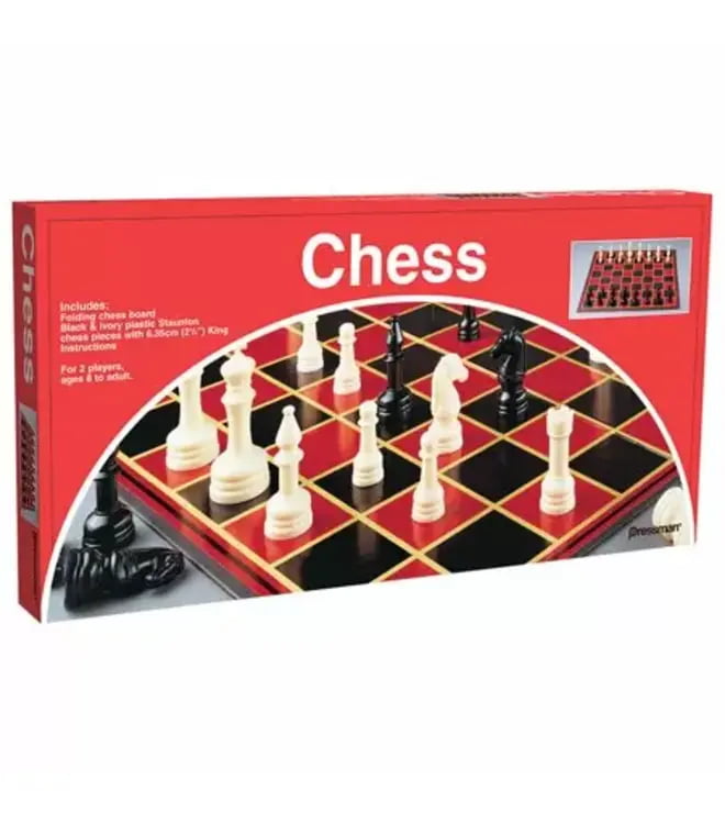 Pressmam Chess W/Folding Board