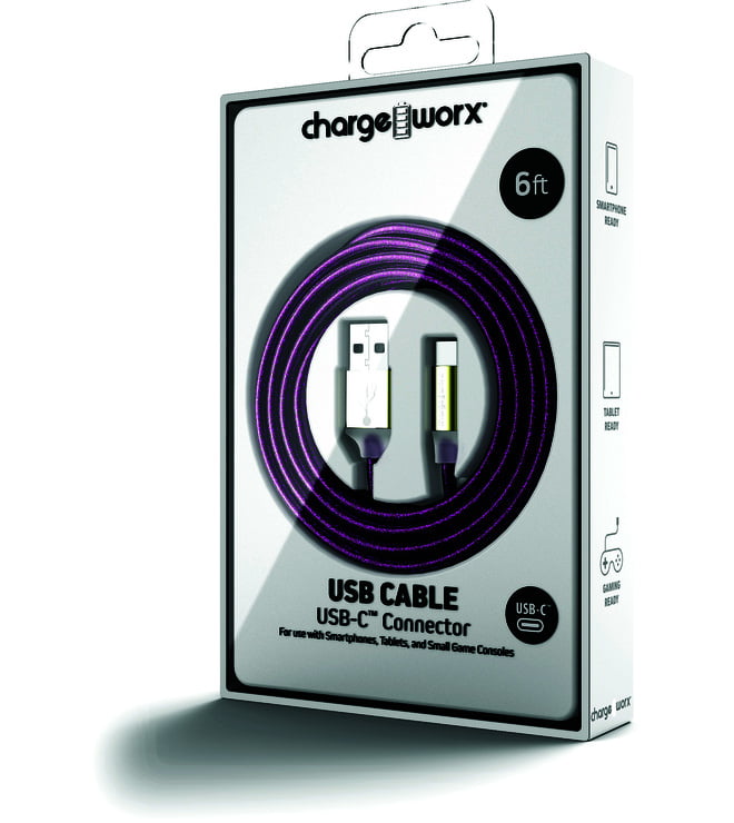 6-ft Usb-c Cable Violet