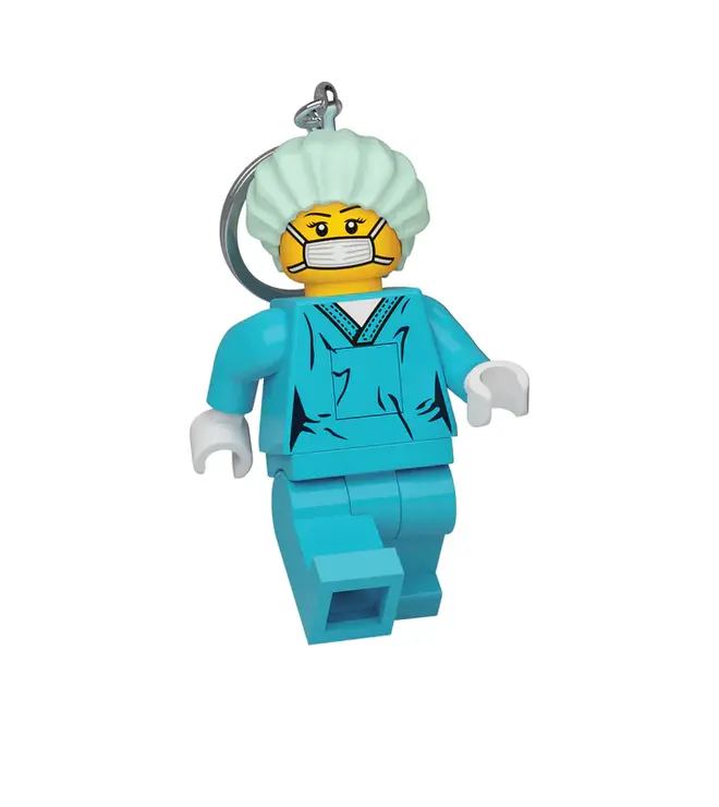 LEGO Iconic Surgeon Keychain Light on Hang Tag