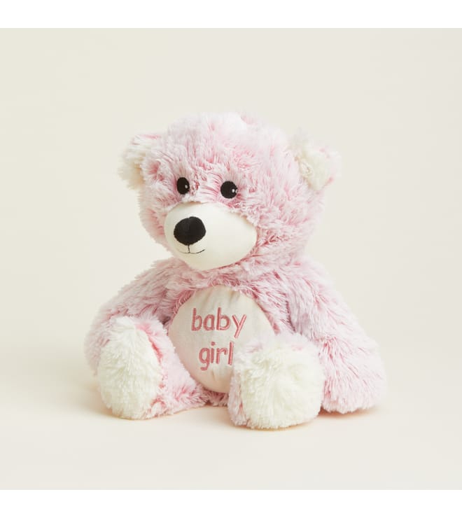 Warmie Baby Girl Bear 13in