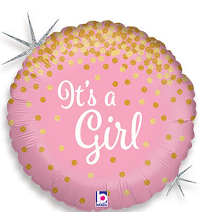 Glittering Girl Balloon, 18in.