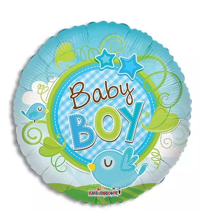 New Baby Boy Bird Balloon 