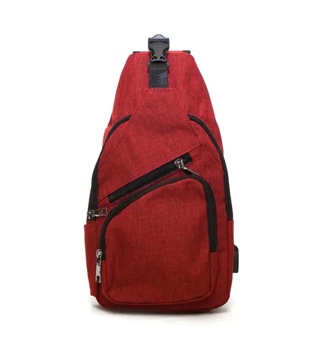 Anti Theft Day Pack Red