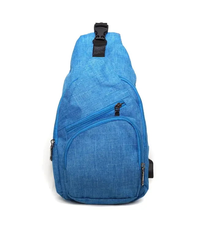 Anti Theft Day Pack Light Blue