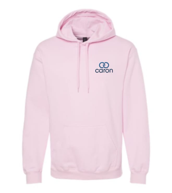 Adult Softstyle Fleece Pullover Hooded Sweatshirt Light Pink