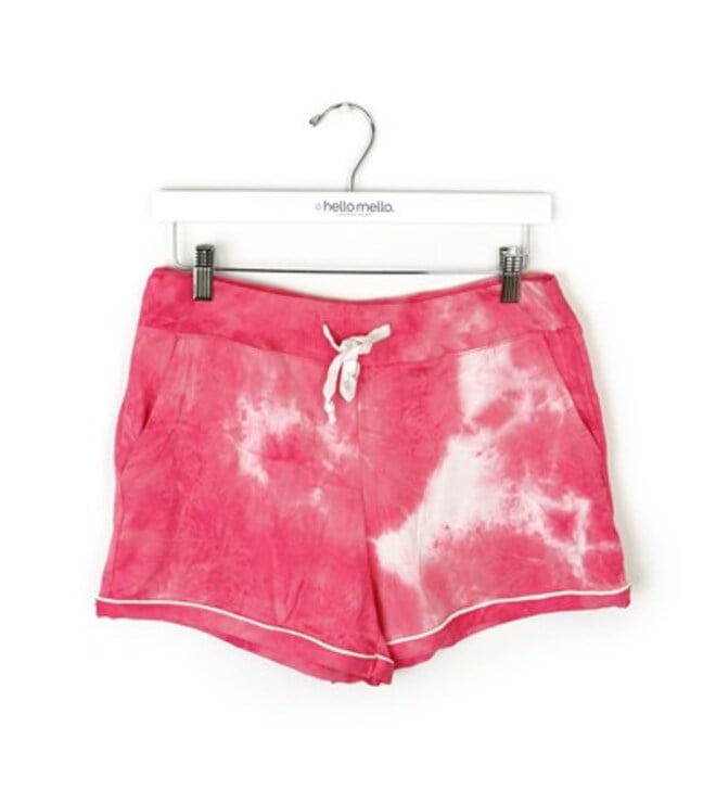 Hello Mello  Dyes The Limit Lounge Shorts Coral