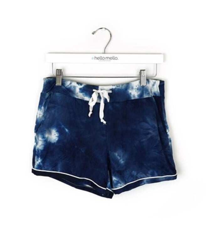 Hello Mello  Dyes The Limit Lounge Shorts Navy S/M