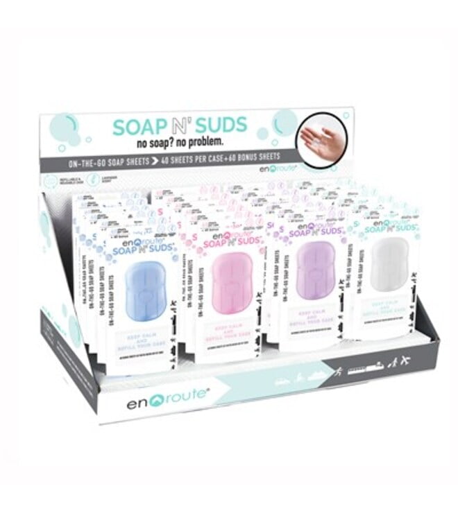 En Route Soap 'N Suds On The Go Soap Sheets