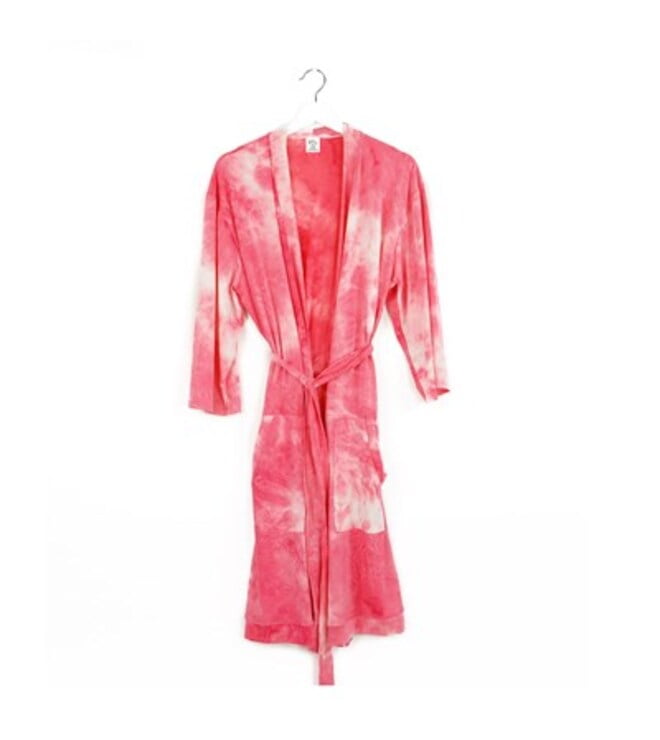 Hello Mell Dyes The Limit Coral Robe