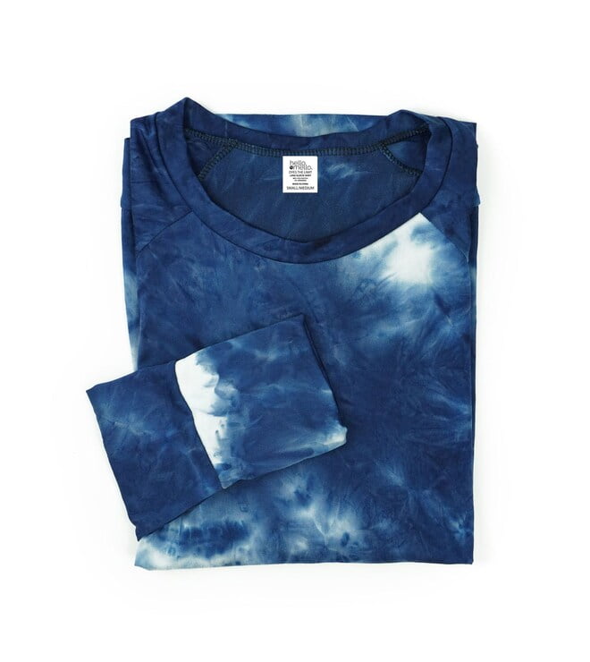 Hello Mello  Dyes The Limit Lounge Tops Navy  M/L