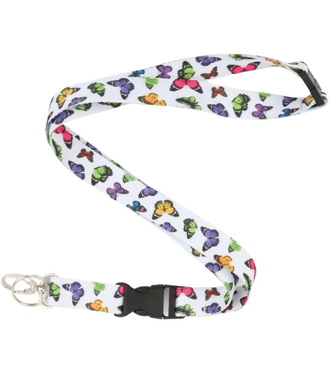 Butterfly Fabric Lanyard