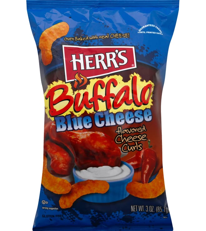 Herrs Buffalo Blue Cheese Cheese Curls 3oz