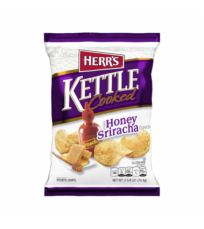 Herrs Honey Siracha Kettle Chips 2.625oz