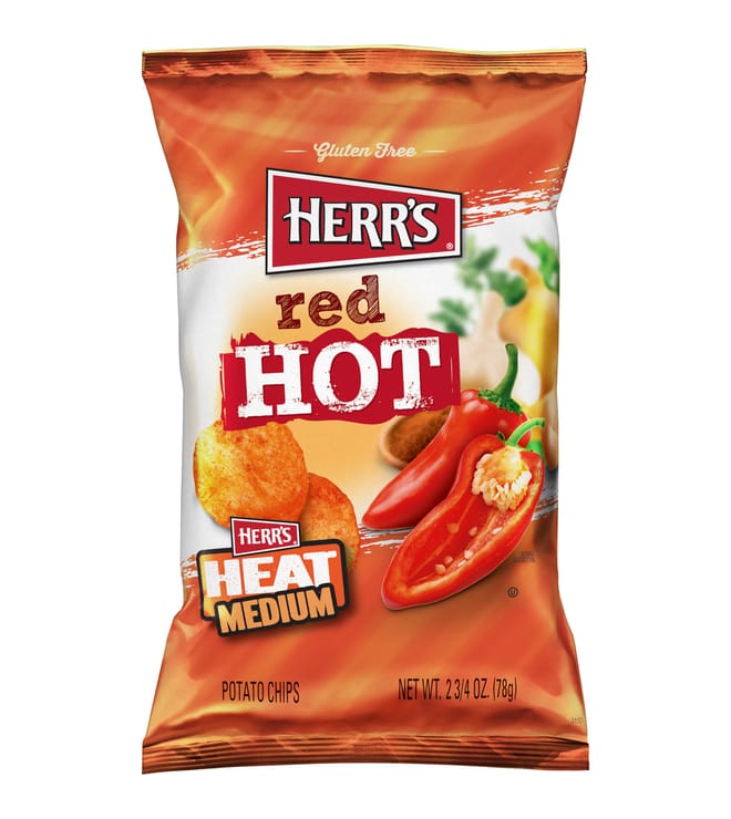 Herrs Red Hot Chips 2.75oz