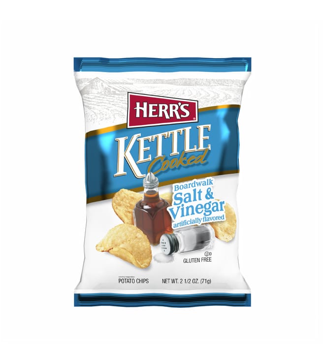 Herrs Salt & Vinegar Kettle Chips 2.5oz