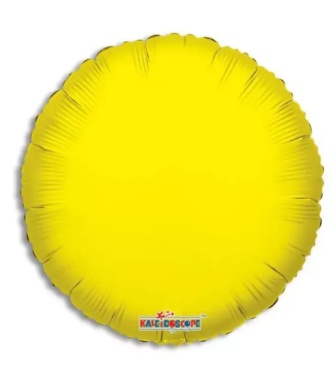 18in. Yellow Foil Balloon