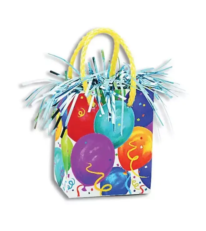 Gift Bag Balloon Weights - Festive Balloons