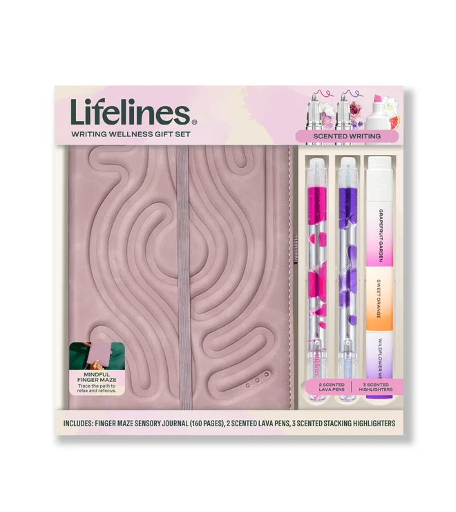 Writing Bundle [2x Lava Pen / Maze /  Highlighter] - Dusty Pink