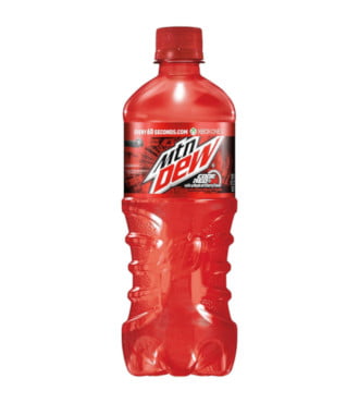 Mountain Dew Code Red oz Hospital Gift Shop