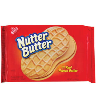 Nutter Butter Peanut Butter Sandwich Cookies, 4.8 oz