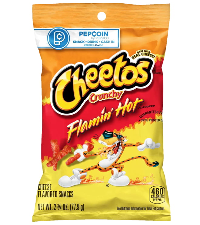 Cheetos Crunchy Flamin' Hot - Bag - 3.25 oz
