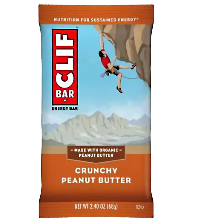 Clif Bar Crunchy Peanut Butter Energy Bar - Bar - 2.40 - 12 Pack