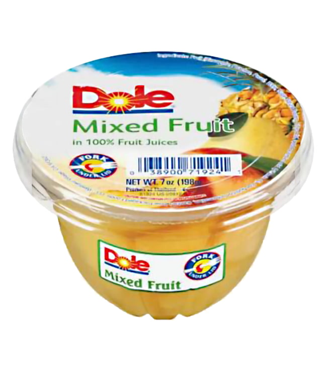 Dole Mixed Fruit in Fruit Juice - Cup - 7 oz - 12 Pack